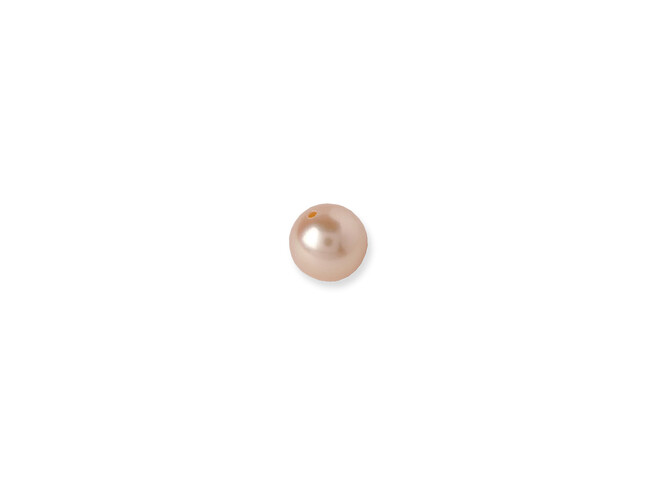 Perle d'eau douce rose 1 trou 7.0 - 7.5 mm