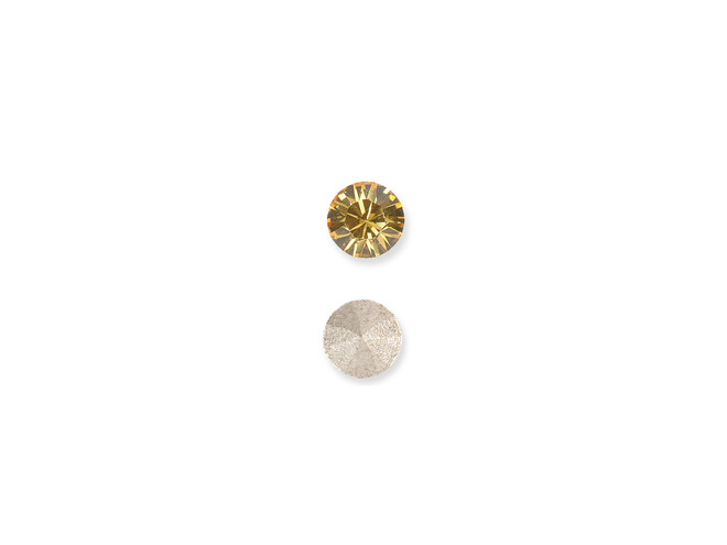 Simili vert rond taille brillant 3.6 mm