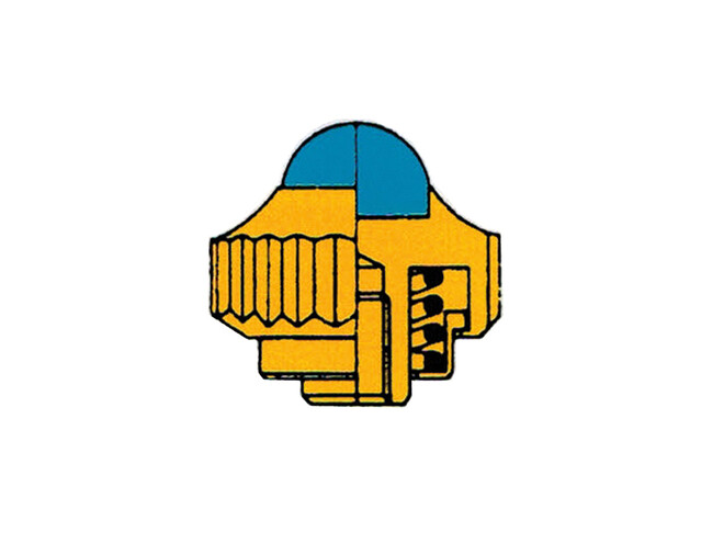 COURONNE JAUNE PIERRE BL10 Ø3X0,9