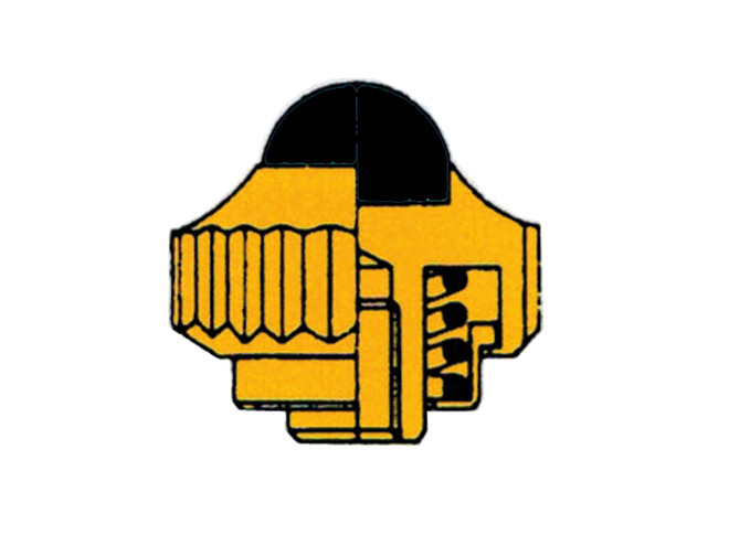COURONNE JAUNE PIERRE N11 Ø3X0,9