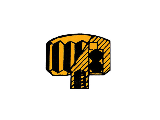 COURONNE JAUNE 20 BAR 17 Ø4,5X0,9