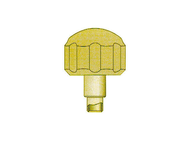 COURONNE À VISSER JAUNE 28 Ø5X2,5