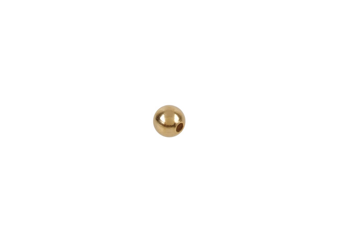 Perles goldfilled percée 3.0 mm