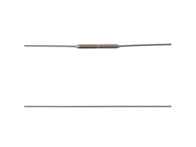 Collier cable acier 0.6 mm longueur 45 cm