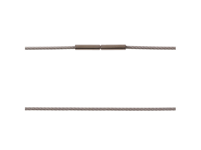 Collier cable acier 1.0 mm longueur 45 cm