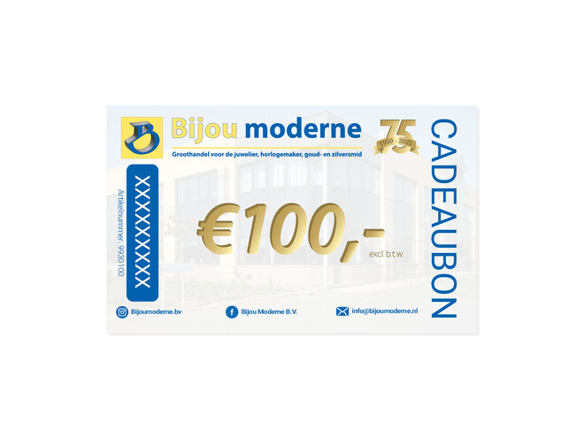 CADEAUBON 100.- EXCLUSIEF BTW