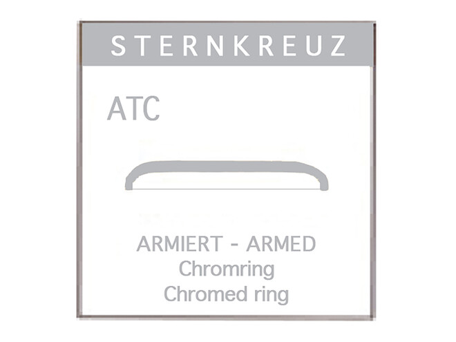 ATC PLASTIQUE VERRE CHROOM Ø251