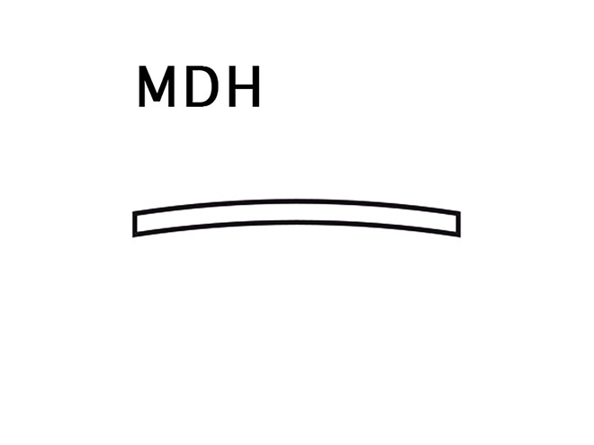 MDH BOMBÉ MINÉRAL 2 MM Ø355