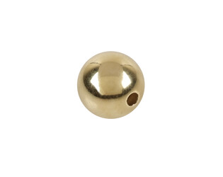 Perle percée 8.0 mm or jaune 14 carats