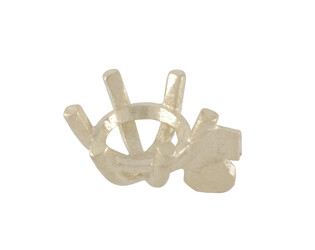 Chaton BM modèle 4 or jaune 14 carats 7.0 mm