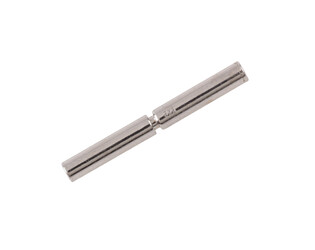 Bajonetsluiting 1.0 mm 14 karaat witgoud
