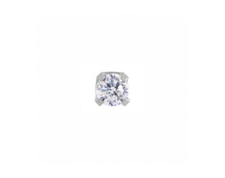 Inverness 2 mm witgoud met chaton