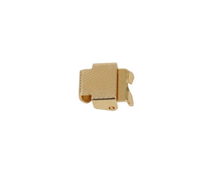 Embout plaqué or lapidé 6.5 mm