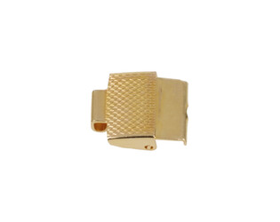 Embout plaqué or lapidé 9.5 mm