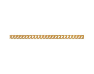 Gourmet collier 2.4 mm doublé