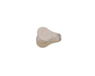 Embout plat argent 6.0 mm