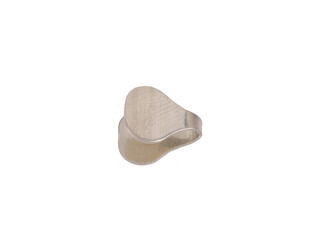 Embout plat argent 7.0 mm