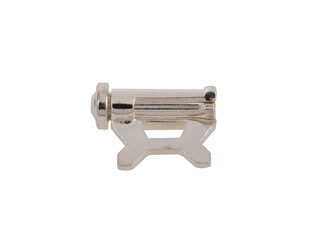 Fermoir à canon argent petit modèle