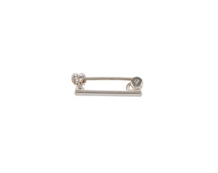 Barette 20.0 mm zilver