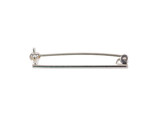 Barette 40.0 mm zilver