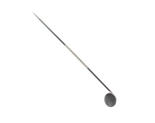 Epingle à cravate avec plaque argent 55.0 mm
