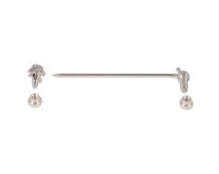 Epingle a broche argent fin 55 mm
