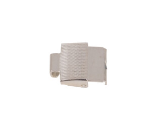 Embout argent travaillé 9.5 mm