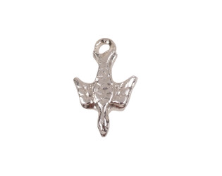 Colombe petite argent 9.0 mm