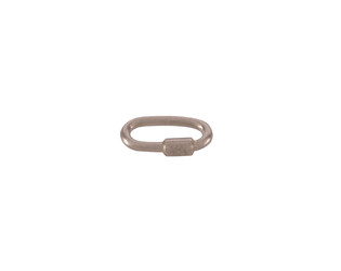 Mousqueton argent 6.0 mm