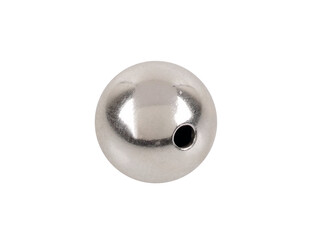 Perle argent 1 trou 10.0 mm