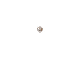Perle argent 1 trou 2.0 mm