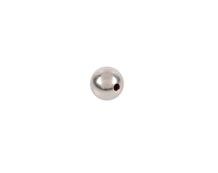 Perle argent 1 trou 4.0 mm