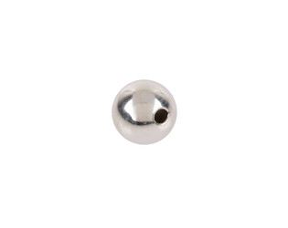 Perle argent 1 trou 6.0 mm