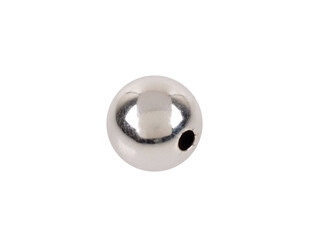 Perle argent 1 trou 8.0 mm