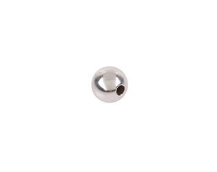 Perle percée argent 4.5 mm
