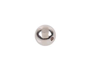 Perle percée argent 6.0 mm