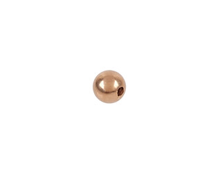 Perle percée argent doré rose 3.0 mm