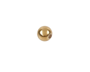 Perle percée argent doré rose 4.5 mm