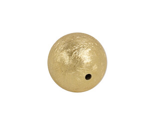 Perle argent aspect givré percée 20.0 mm