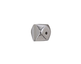 Entretoise facettes argent 9.0 x 8.0 mm