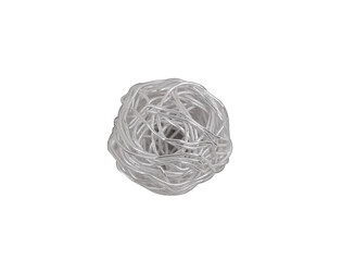 Entretoise fil argent 10.0 mm