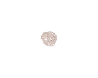 Entretoise fil argent 16.0 mm