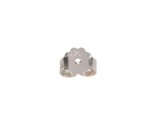 Poussettes moyenne argent pétales