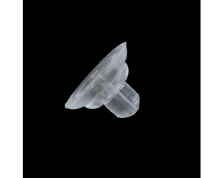 Poussettevlinder silicoon zilver