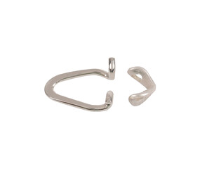 Clip d'oreille en argent à monter