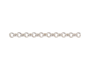 Chaine jasseron argent 4.0 mm
