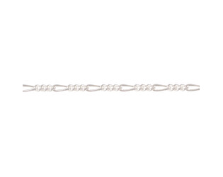 Chaine figaro argent 2.1 mm