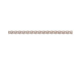 Collier zopf argent 2.4 mm