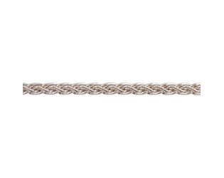 Collier zopf argent 3.2 mm