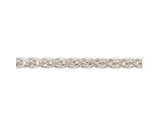 Collier zopf argent 4.2 mm
